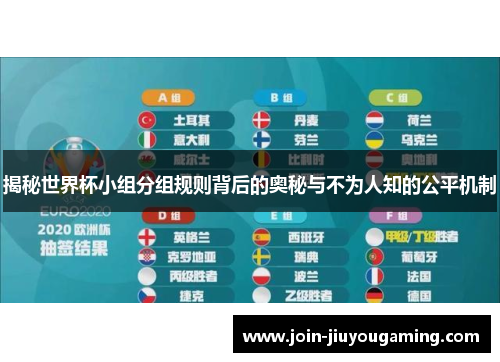 揭秘世界杯小组分组规则背后的奥秘与不为人知的公平机制